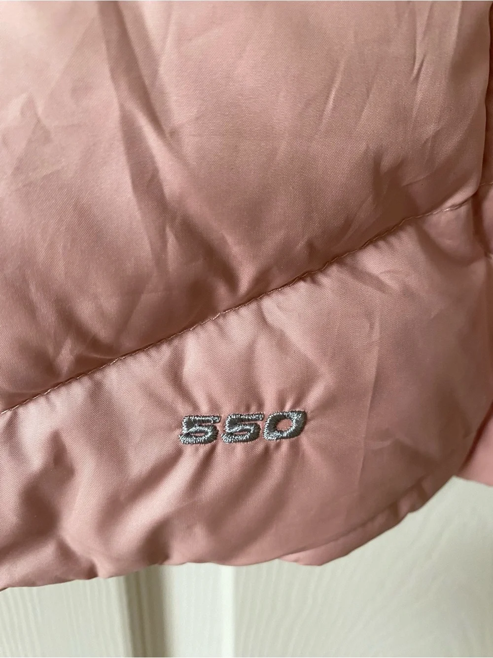 The North Face 550 Women's Light Pink Quilted Insulated Vest Size M Barely Used